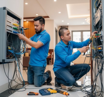 Cách đi dây mạng LAN trong phòng ngủ gọn gàng, không lộ dây